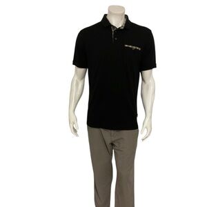 Barbour Men’s Black Corpatch Polo Shirt